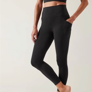 Athleta Stash Pocket Salutation Leggings